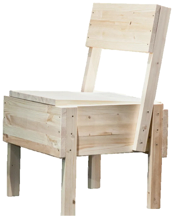 Sedia 1 Chair-ribaltata